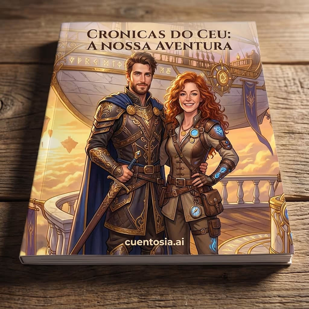Capa de uma história personalizada