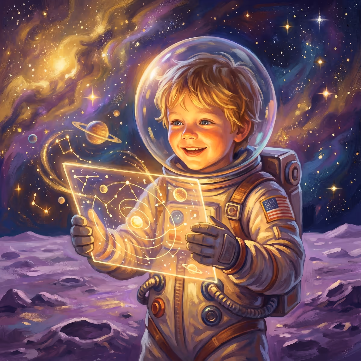 Pequeno aventureiro - Sonhos de Lua