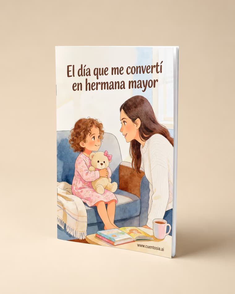Personalized cuentosIA storybook printed as a softcover