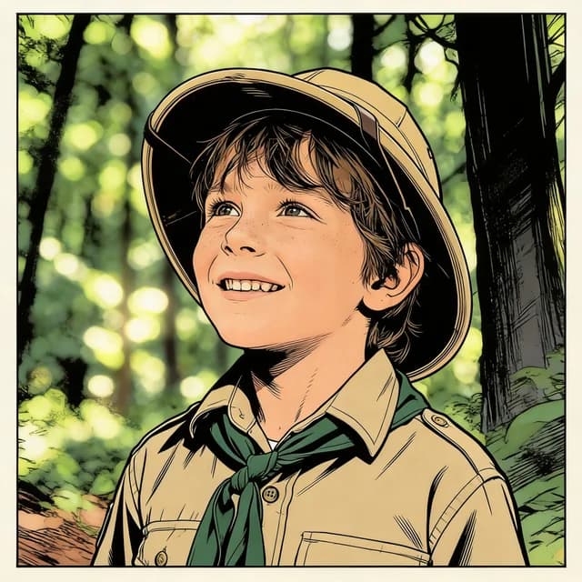 Sample illustration in Graphic Novel style