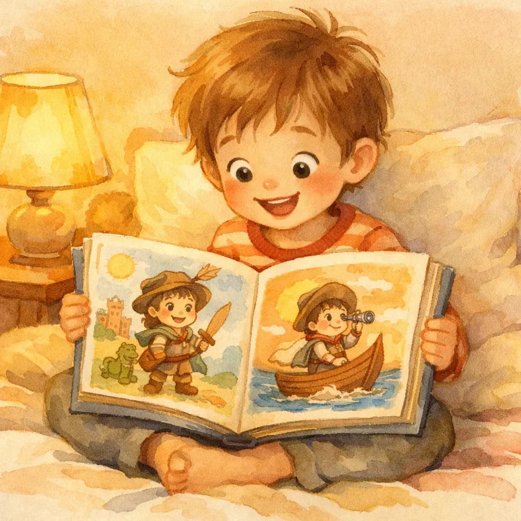 Ilustración del artículo «Tu hijo recuerda más cuando es el protagonista de la historia»