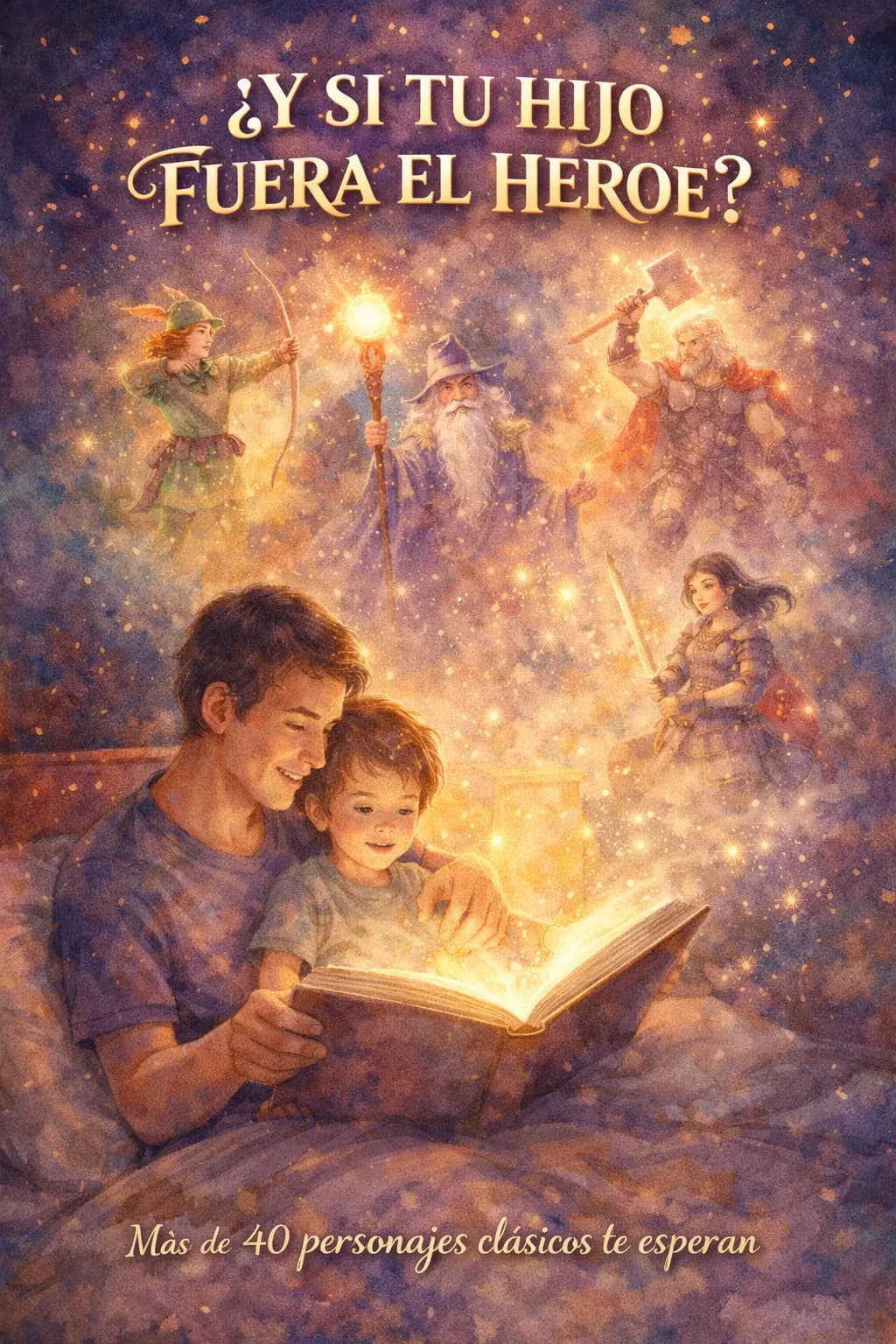 Ilustración del artículo «Cuentos con personajes clásicos reinventados: por qué a los niños les encanta verse junto a Blancanieves, Don Quijote o Zeus»