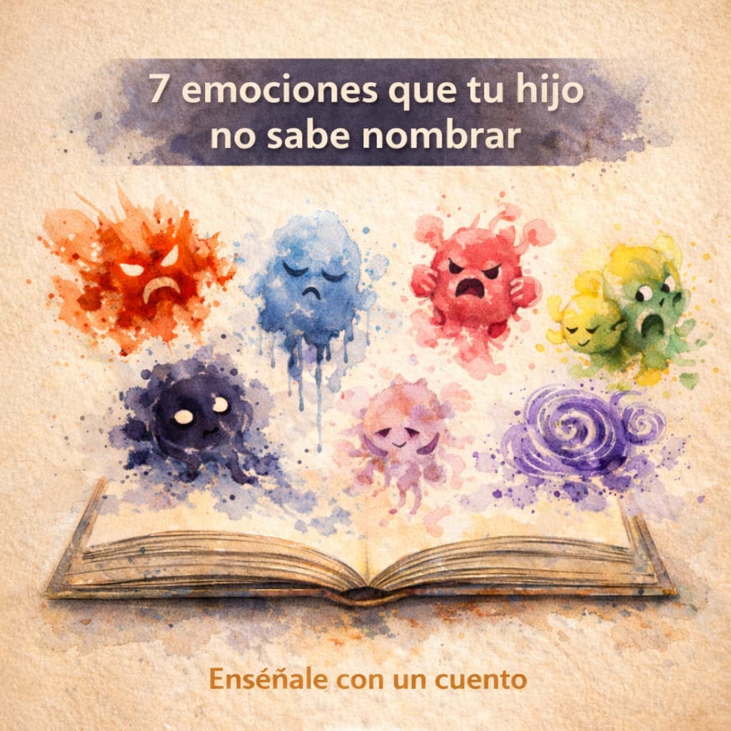 Ilustración del artículo «Cuentos para gestionar emociones en niños: guía completa por edades»