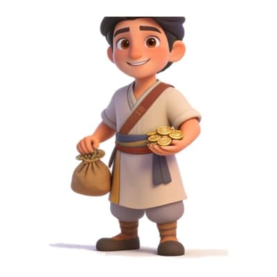 Illustration of Ali Baba for personalized storybooks