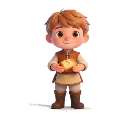 Illustration of Hansel for personalized storybooks