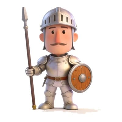 Illustration of Don Quixote for personalized storybooks