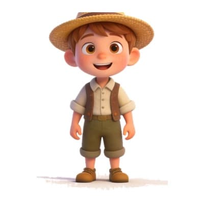 Illustration of Tom Sawyer for personalized storybooks