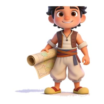 Illustration of Sinbad for personalized storybooks
