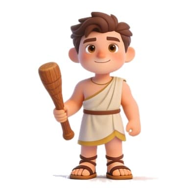 Illustration of Hercules for personalized storybooks