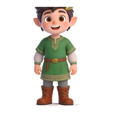 Illustration of Loki for personalized storybooks