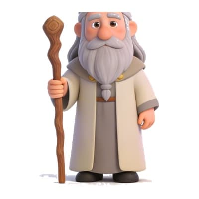 Illustration of Odin for personalized storybooks