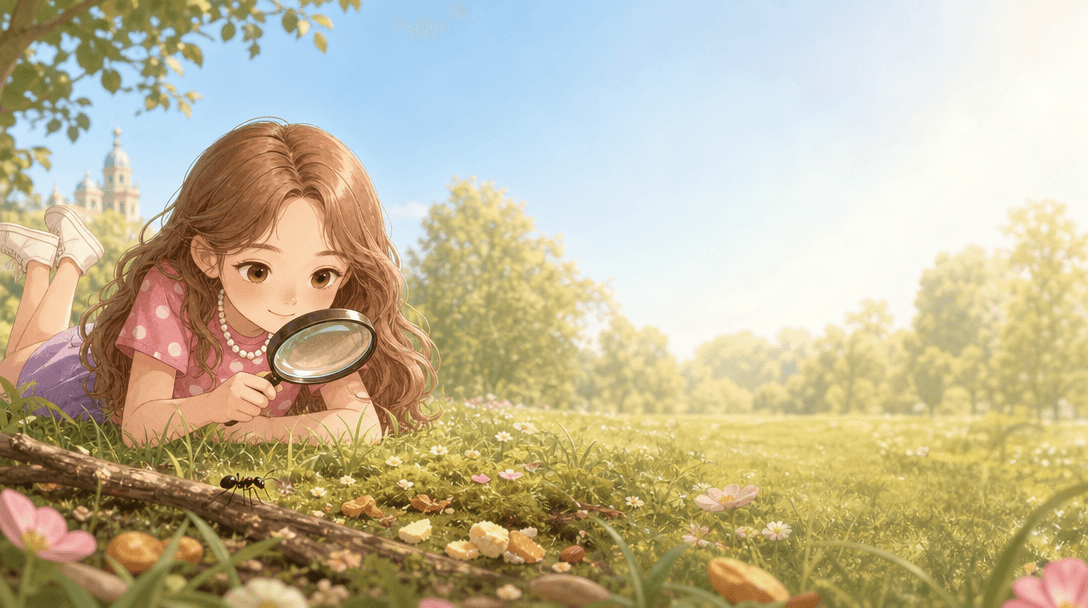 Illustration de la scène 3: Mia dans le parc de Greenwich
