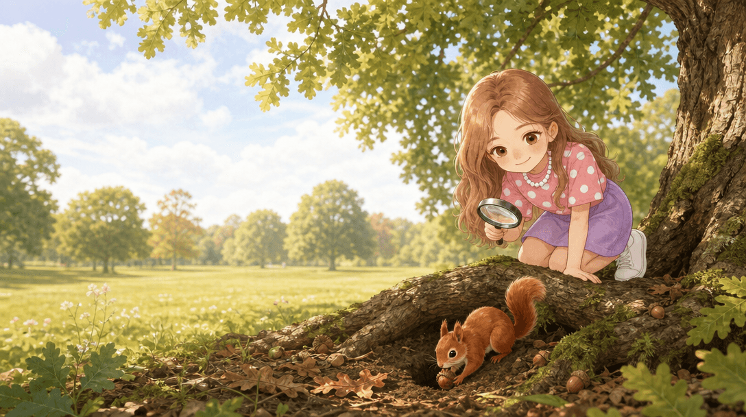 Illustration de la scène 4: Mia dans le parc de Greenwich