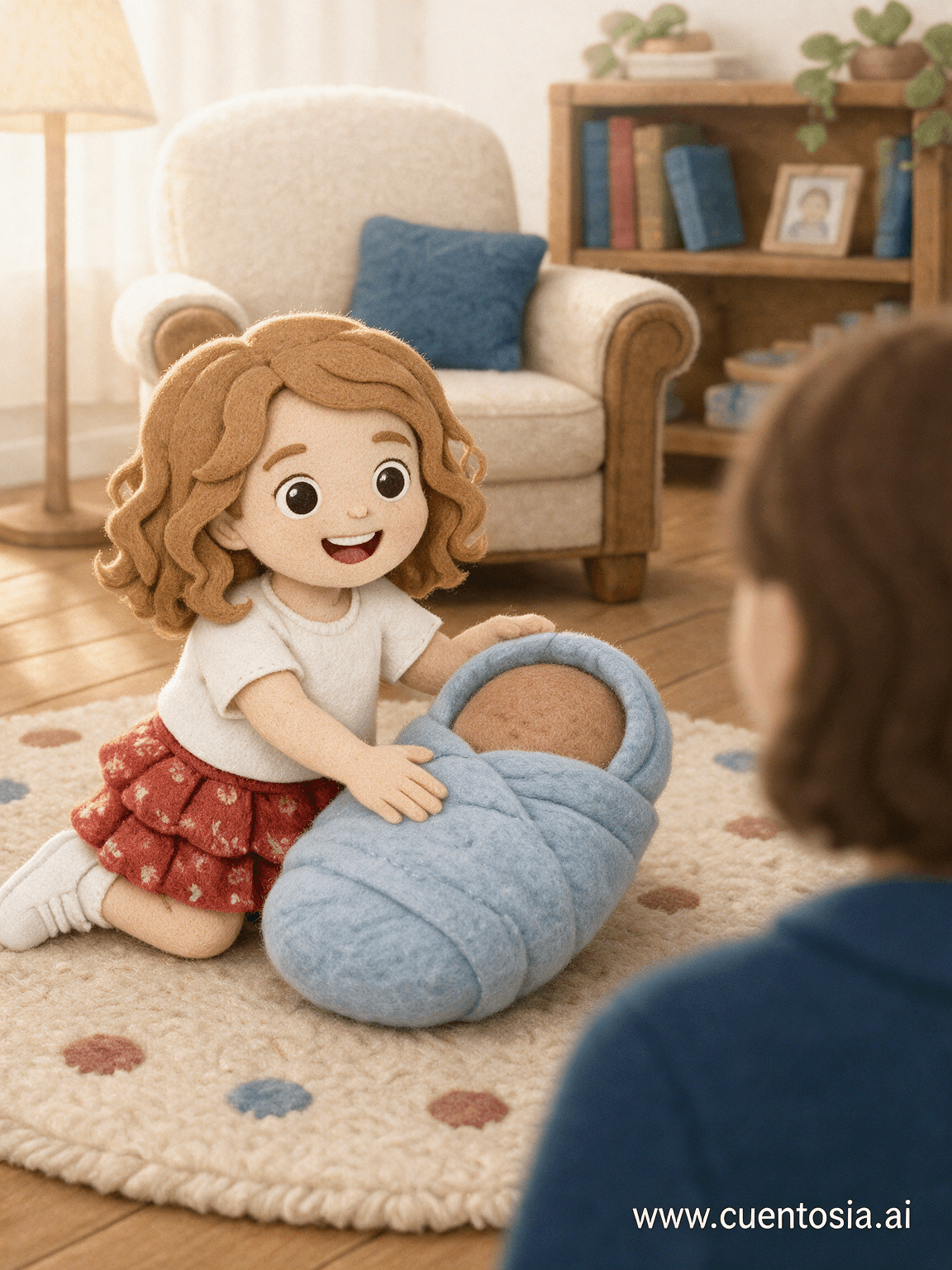 Back cover: The Baby Who Stole the Lap