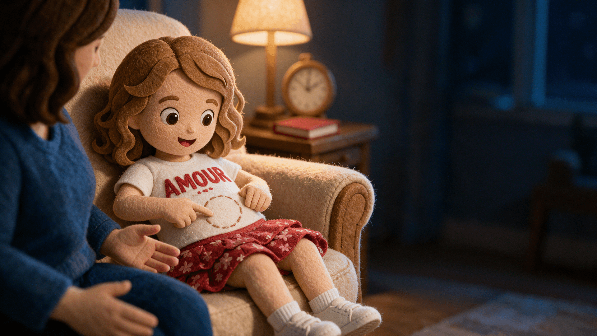 Scene illustration 4: The Baby Who Stole the Lap