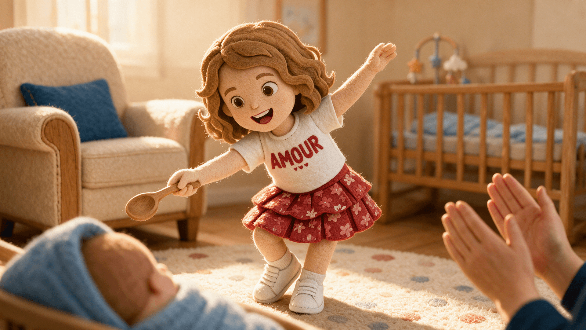 Scene illustration 6: The Baby Who Stole the Lap