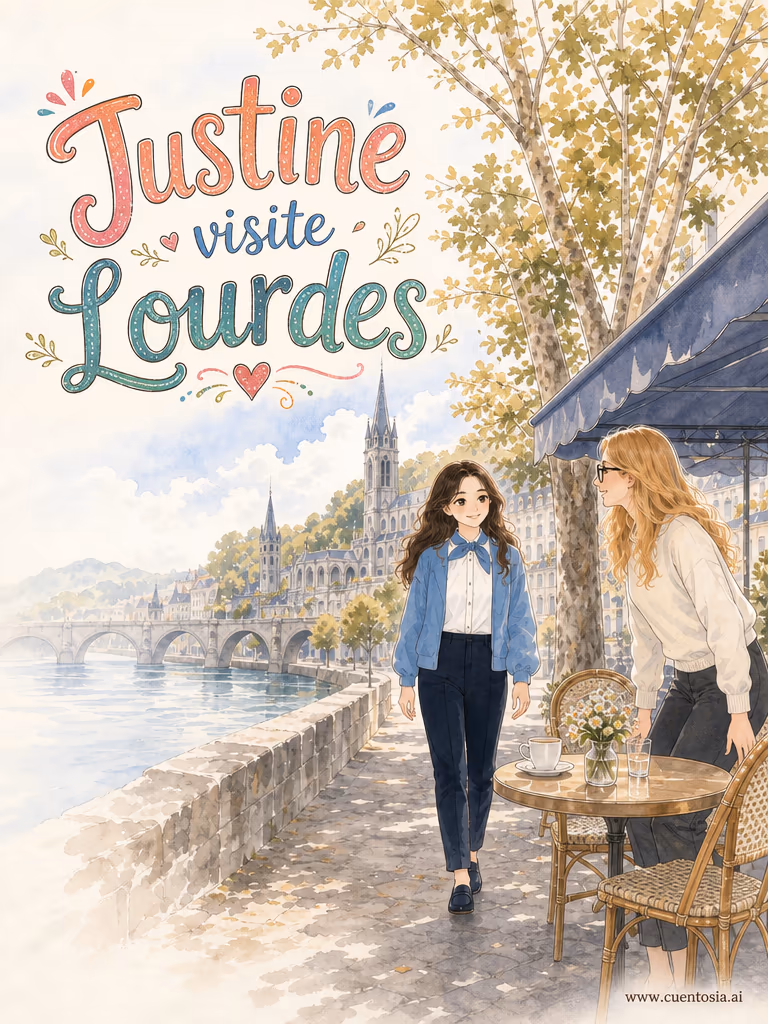 Justine visite Lourdes