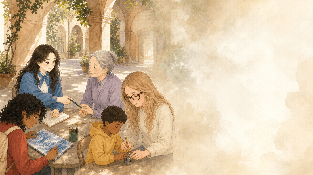Illustration de la scène 7: Justine visite Lourdes