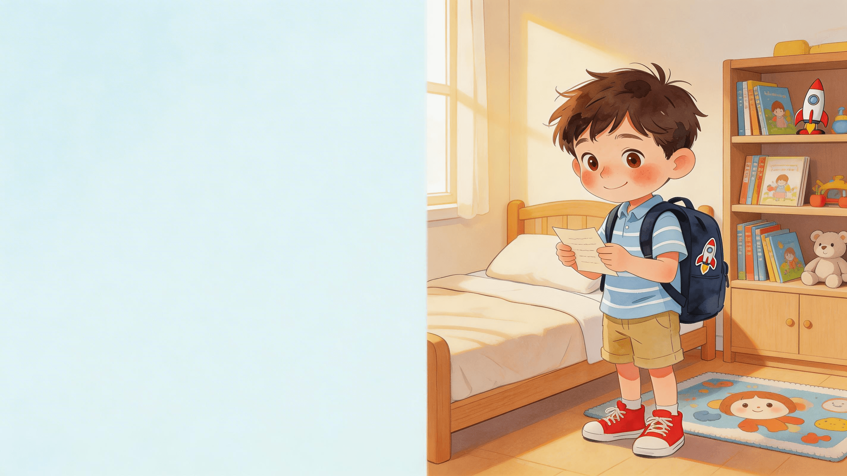Ilustración de la escena 2: El viaje de los recuerdos de Marco