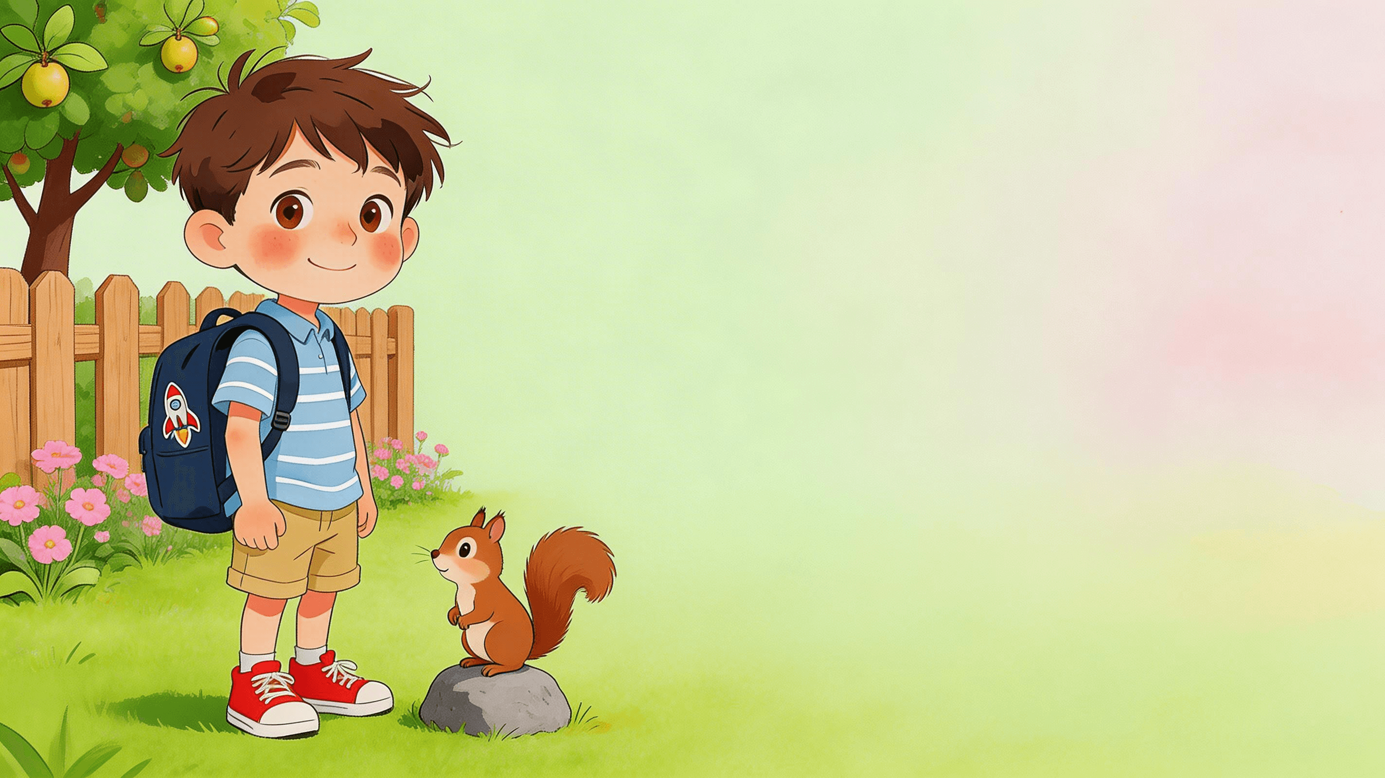 Ilustración de la escena 3: El viaje de los recuerdos de Marco