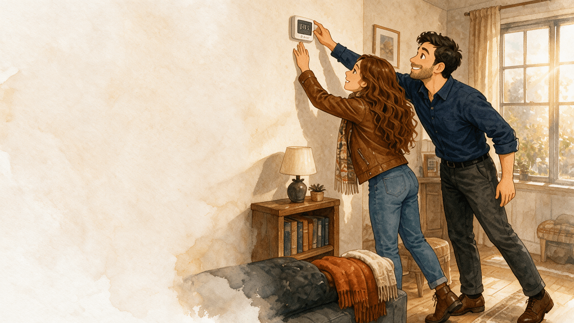 Ilustración de la escena 3: El segundo café del año