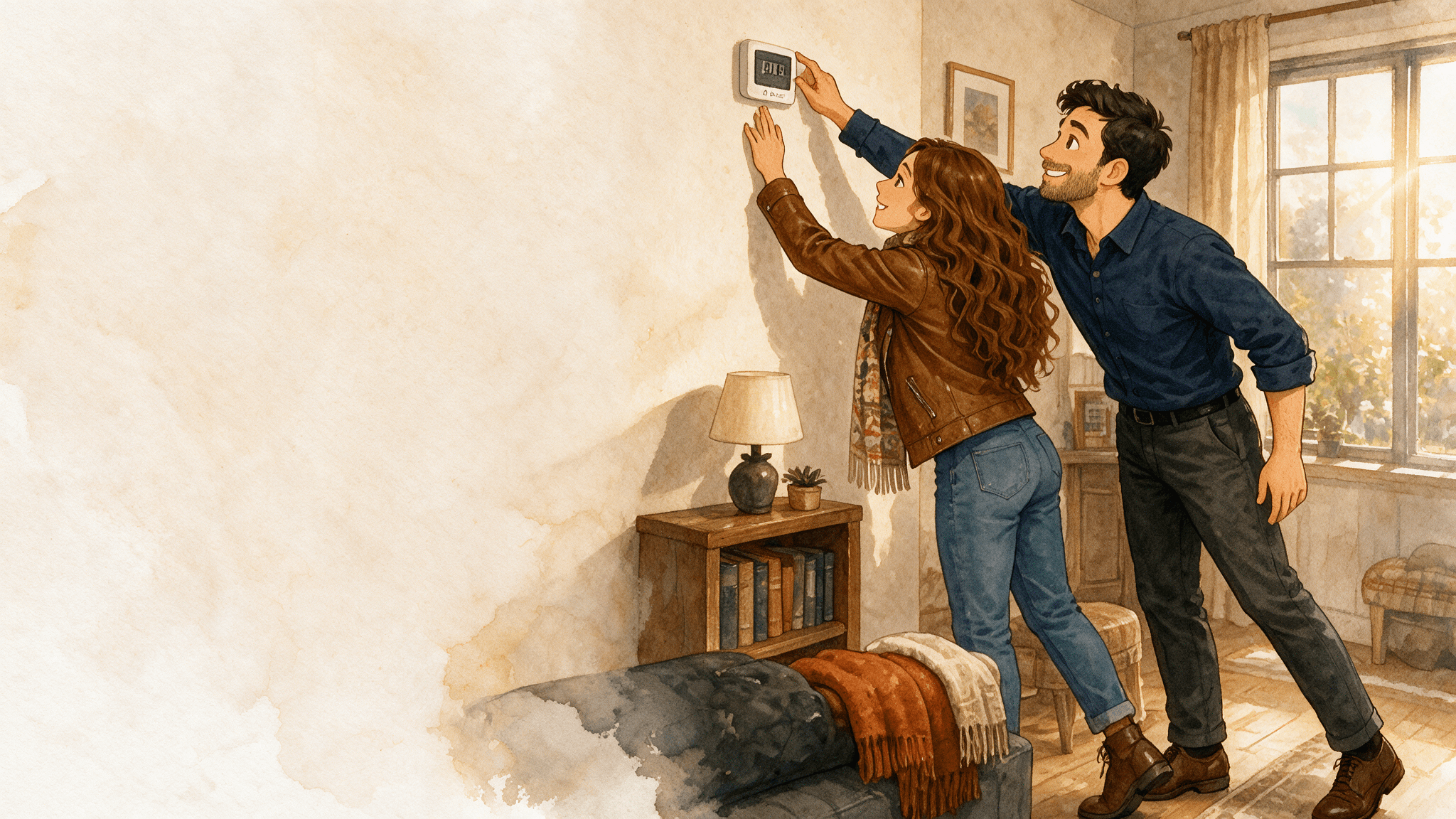 Ilustración de la escena 3: El segundo café del año