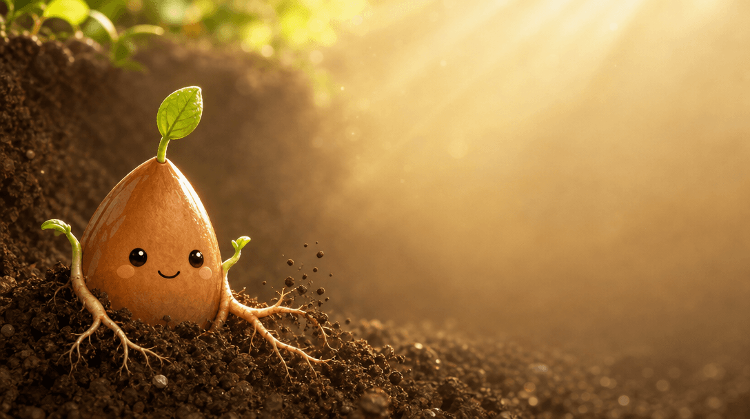 Ilustración de la escena 2: La semillita dormida