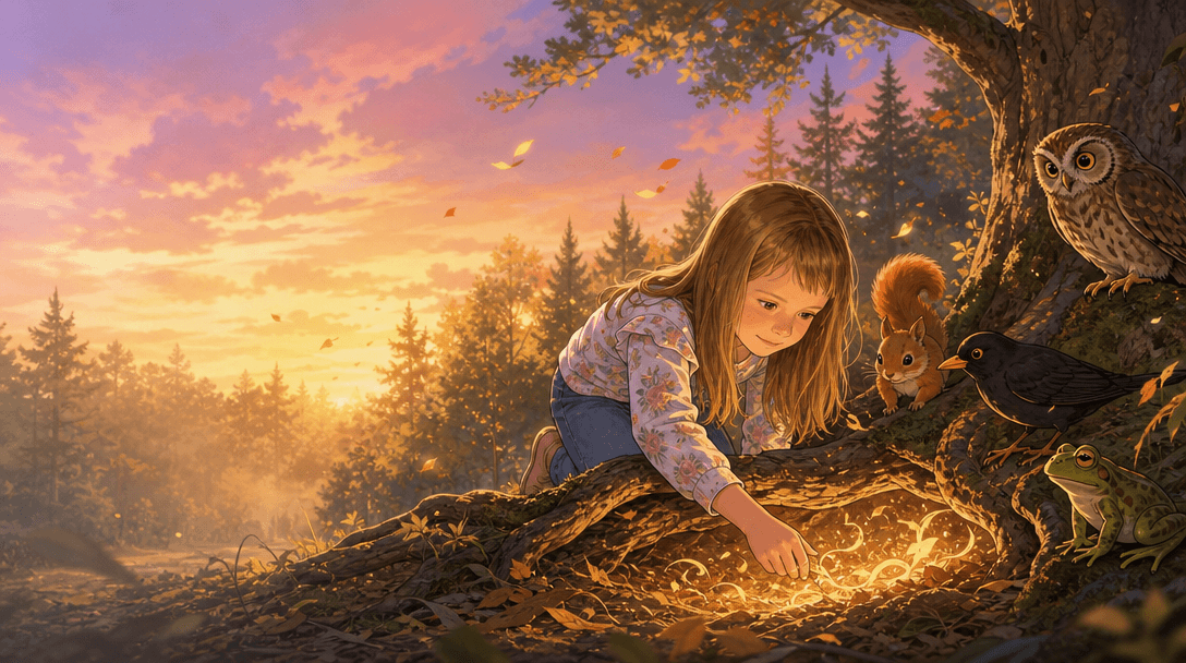 Illustration de la scène 8: Lucie et son nouveau vocabulaire