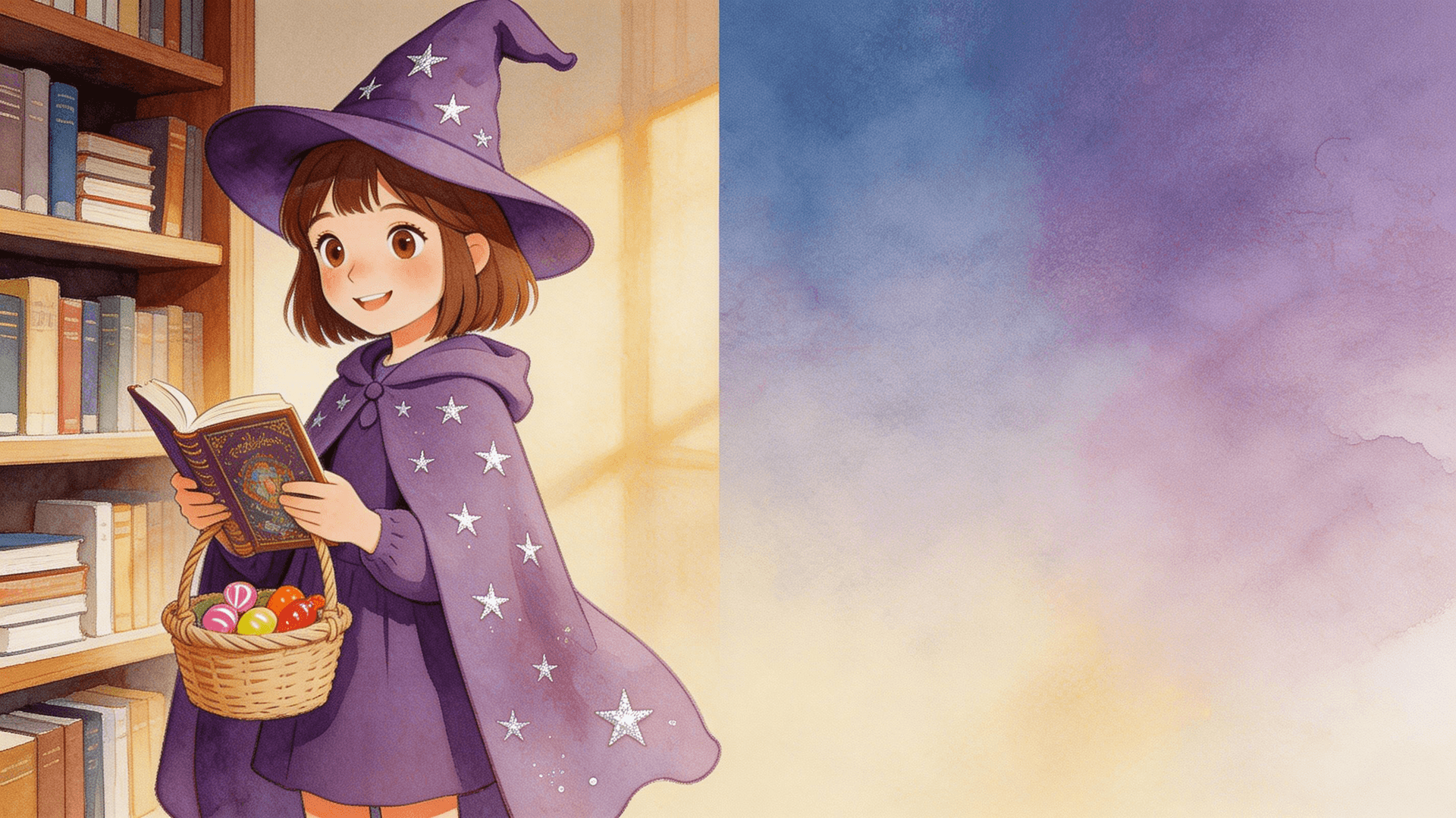 Ilustración de la escena 6: Luna y las letras que cobraron vida