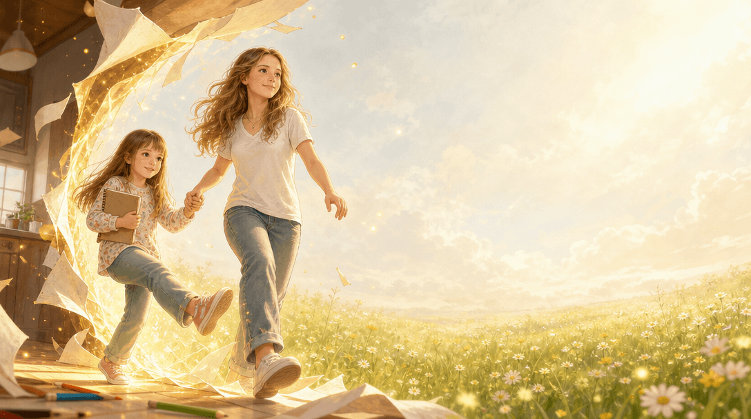 Illustration de la scène 3: La grande aventure de Lucie