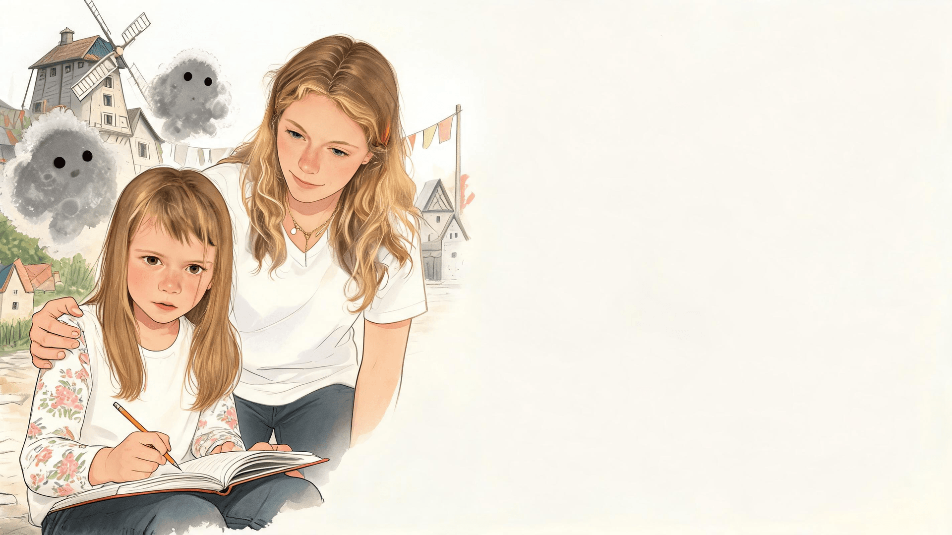 Illustration de la scène 5: La grande aventure de Lucie