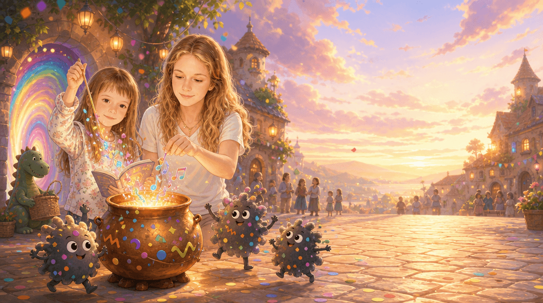 Illustration de la scène 9: La grande aventure de Lucie