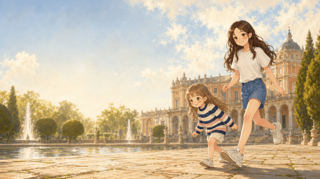 Illustration de la scène 2: Juliette et sa journée à Aranjuez