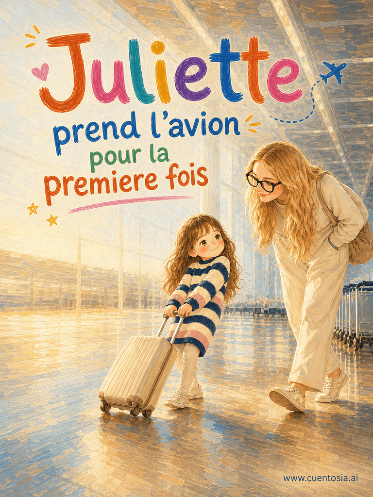 Couverture: Juliette prend l'avion pour la première fois