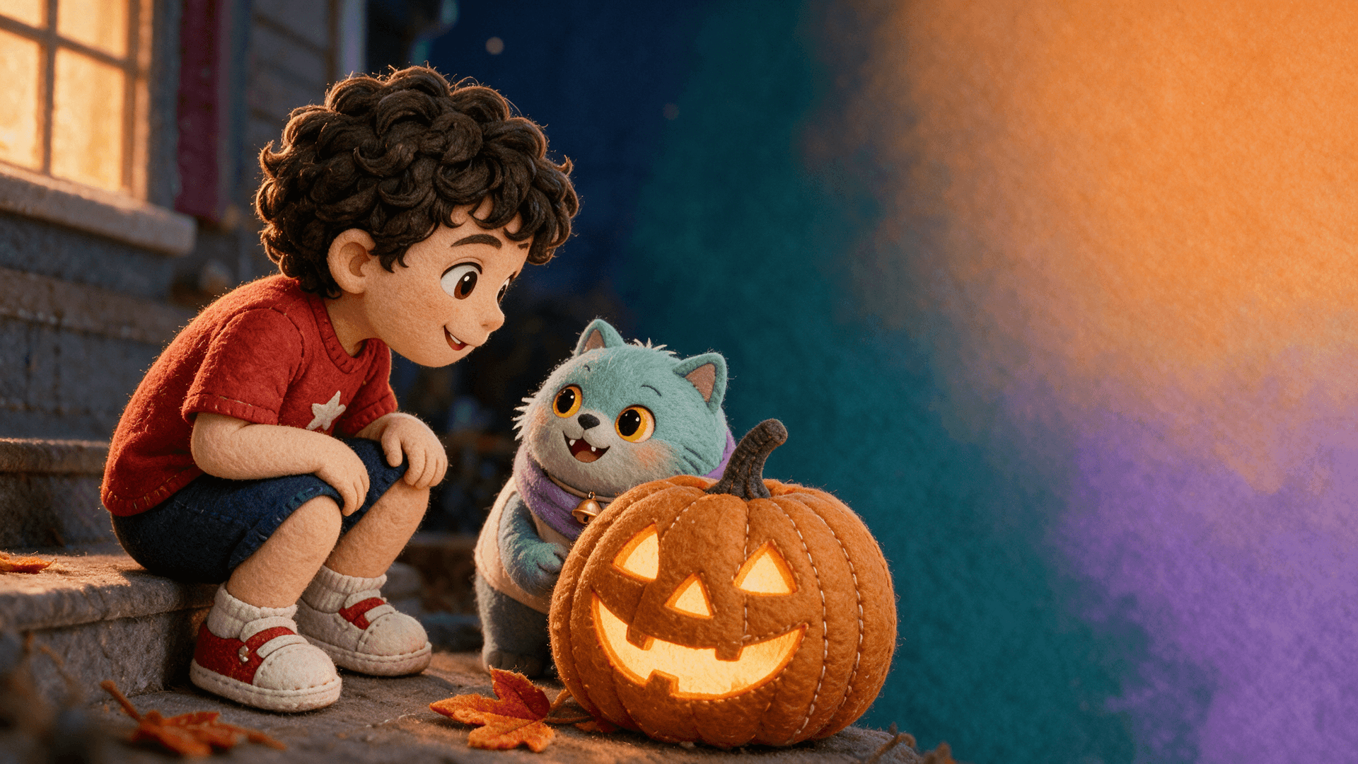 Scene illustration 2: The Monster Who Collected Smiles