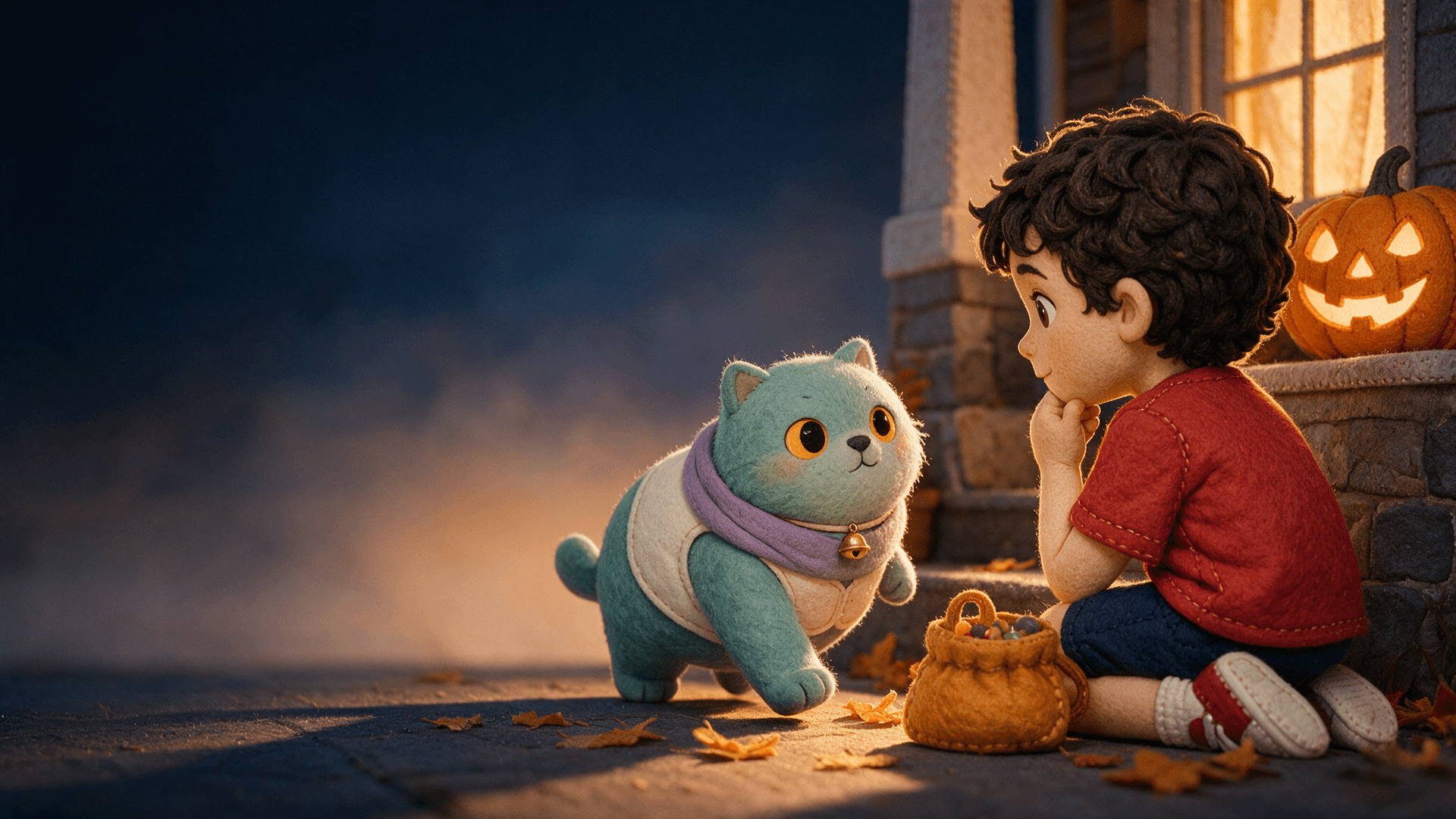 Scene illustration 3: The Monster Who Collected Smiles