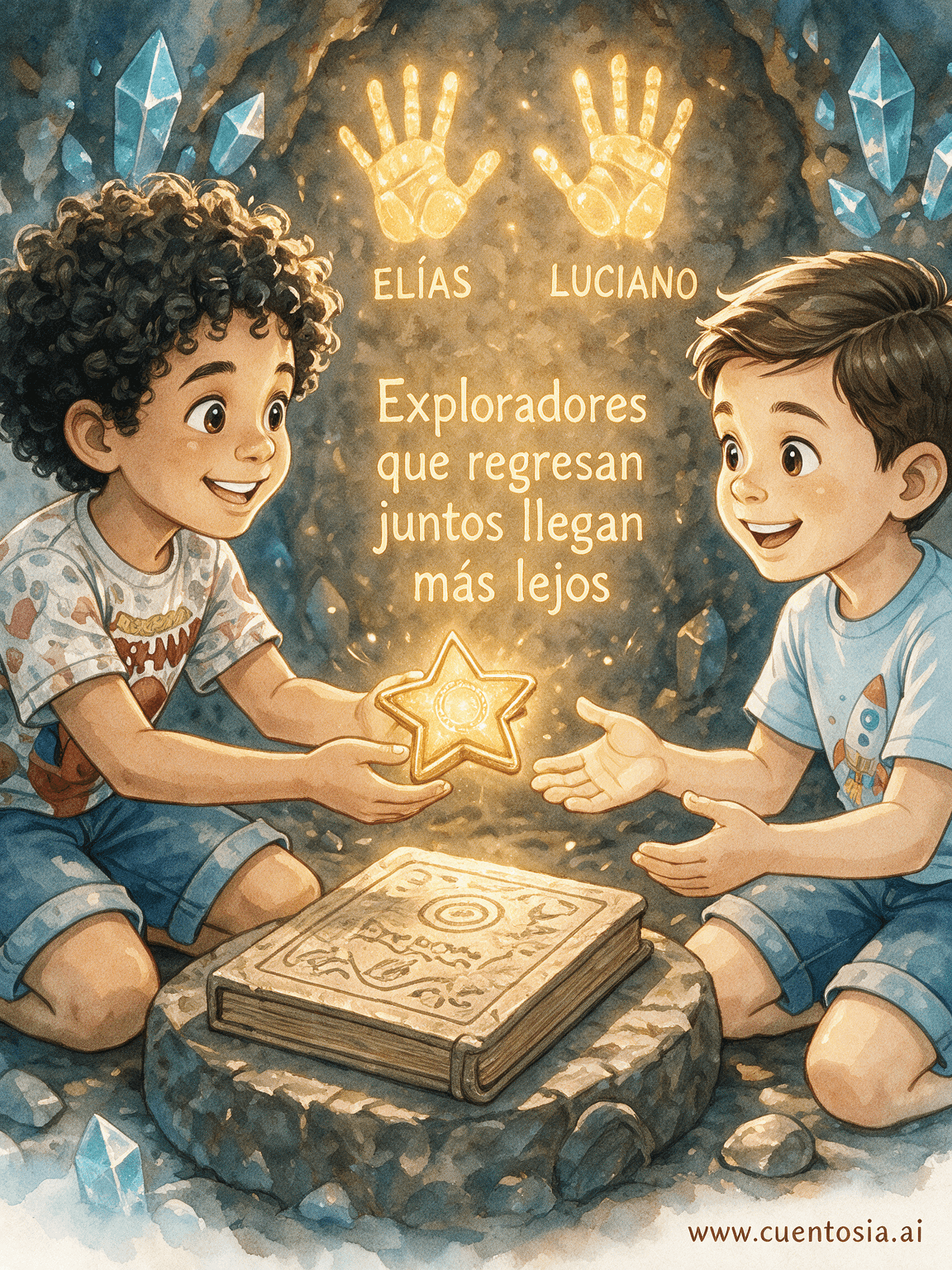 Contraportada: Elías el explorador aventurero