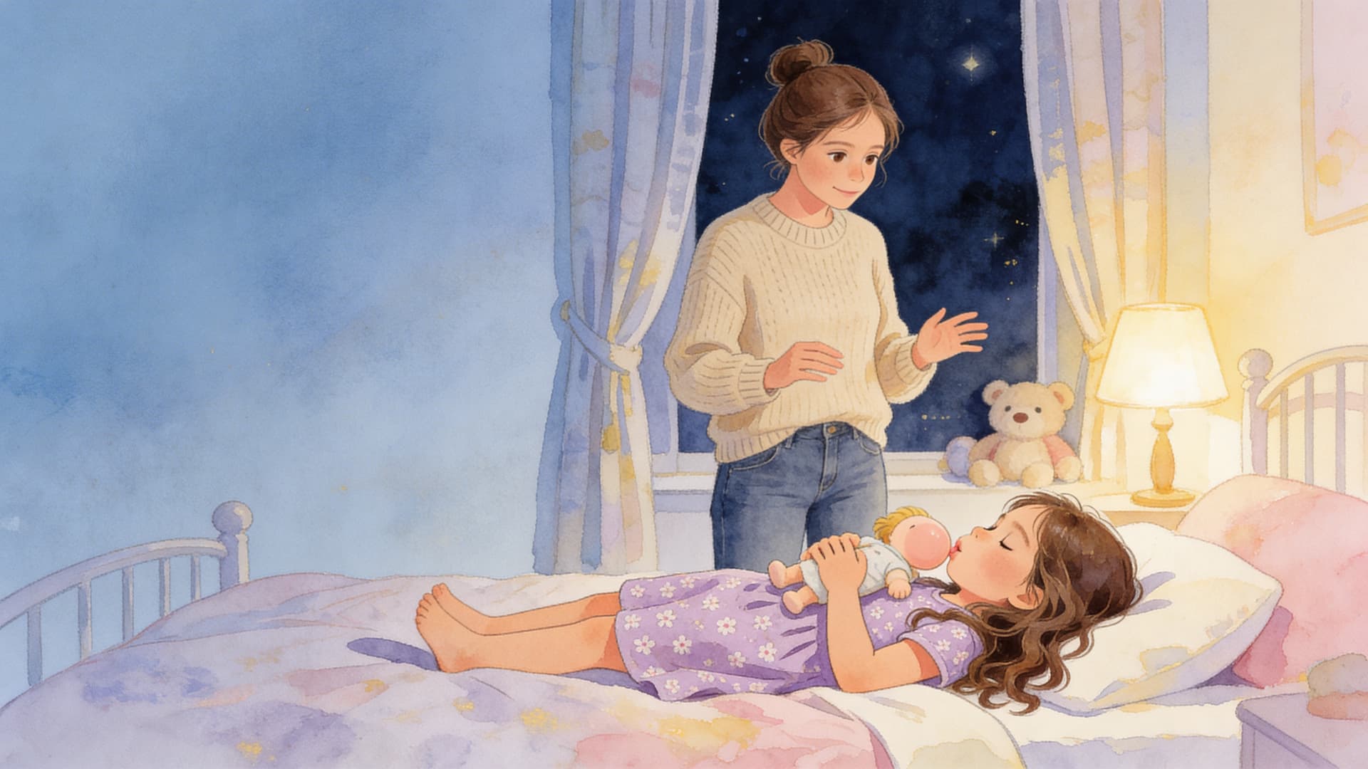 Ilustración de la escena 3: Emma y el sillón que sube