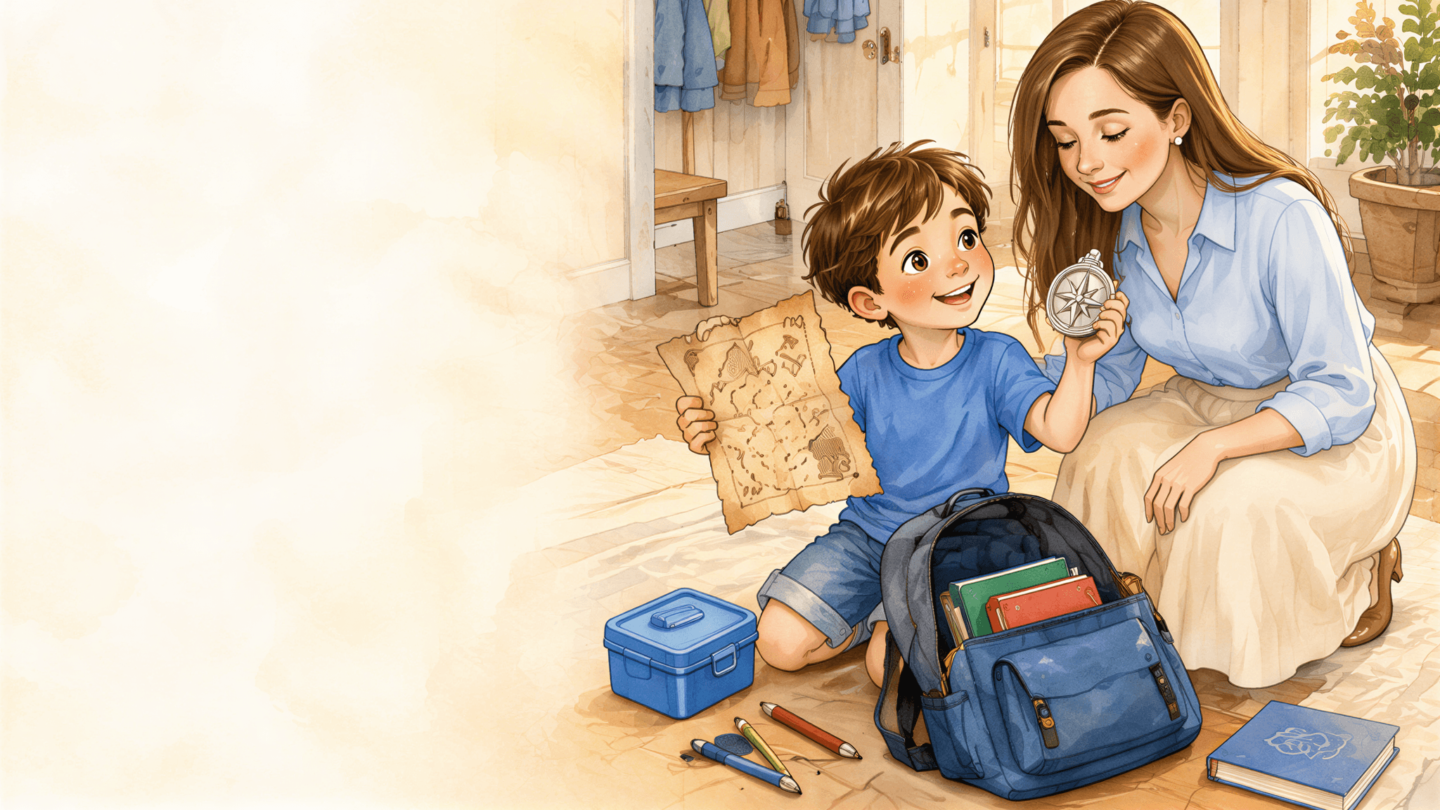 Ilustración de la escena 1: La gran aventura de Fabio