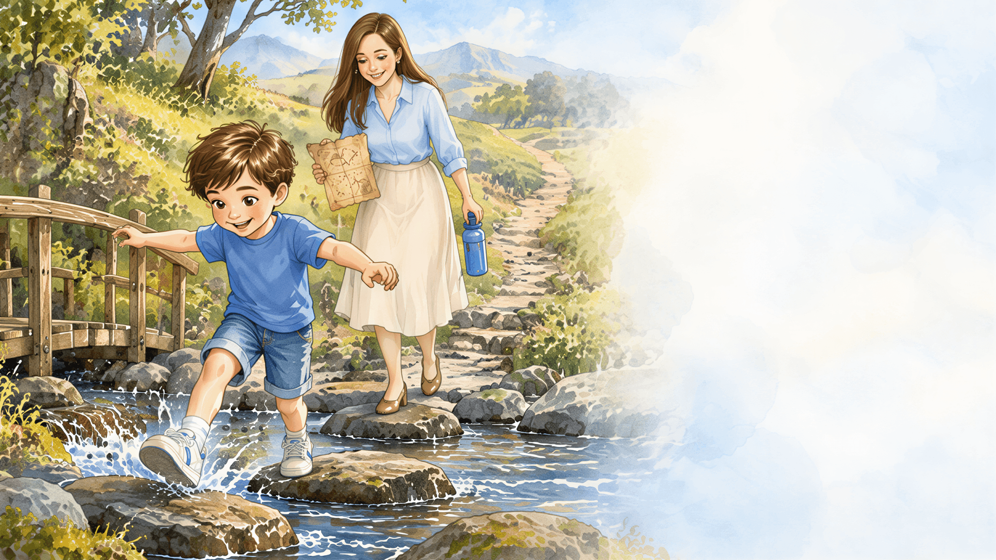 Ilustración de la escena 2: La gran aventura de Fabio