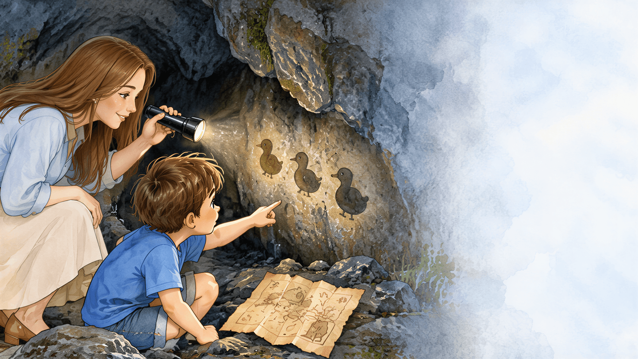 Ilustración de la escena 4: La gran aventura de Fabio