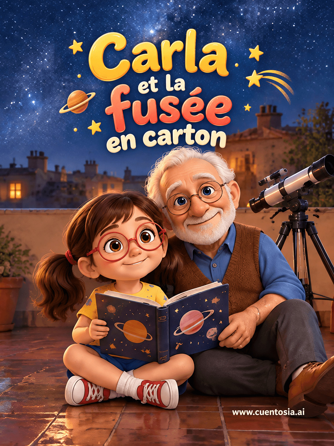 Couverture: Carla et la fusée en carton