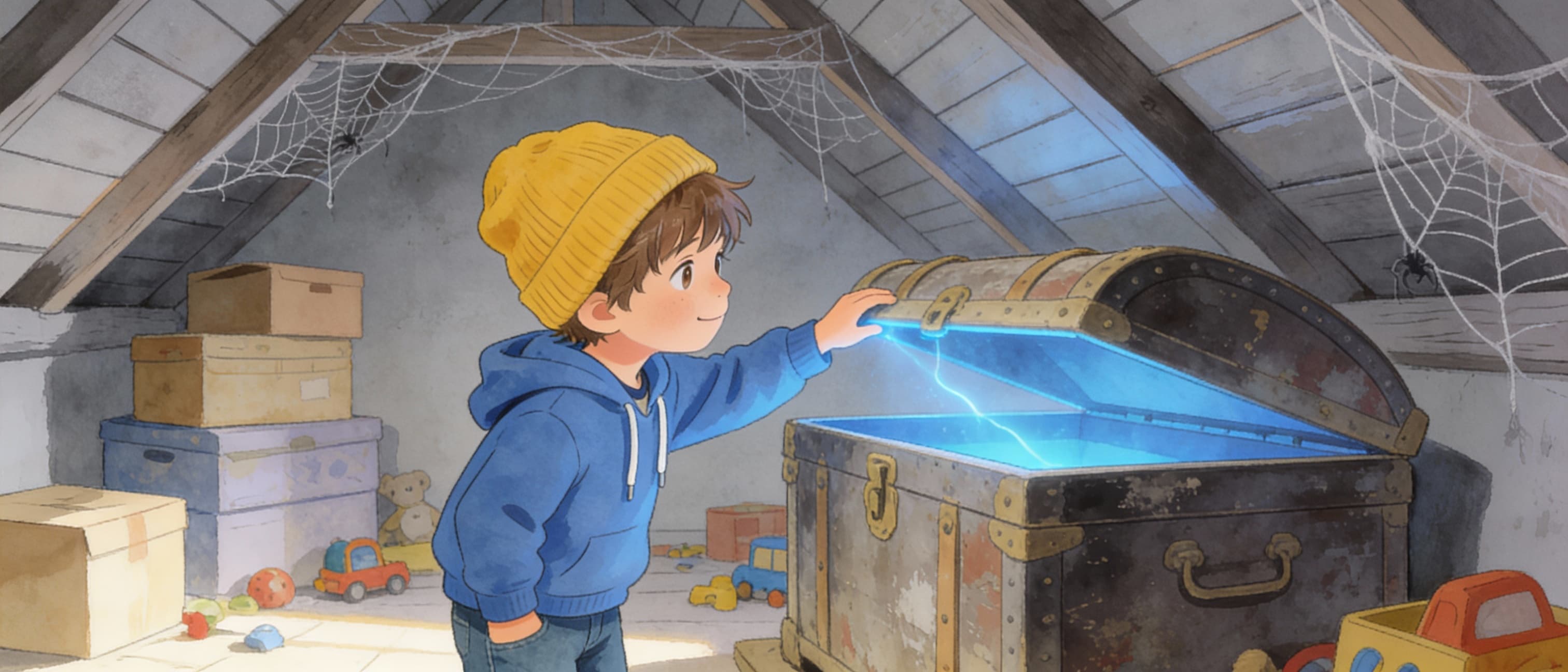 Scene illustration 1: Oliver and the Infinite Sketchbook.