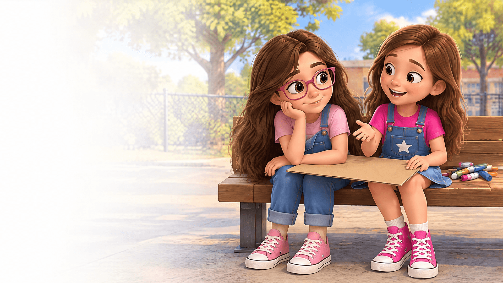 Ilustración de la escena 3: Las BFF al rescate