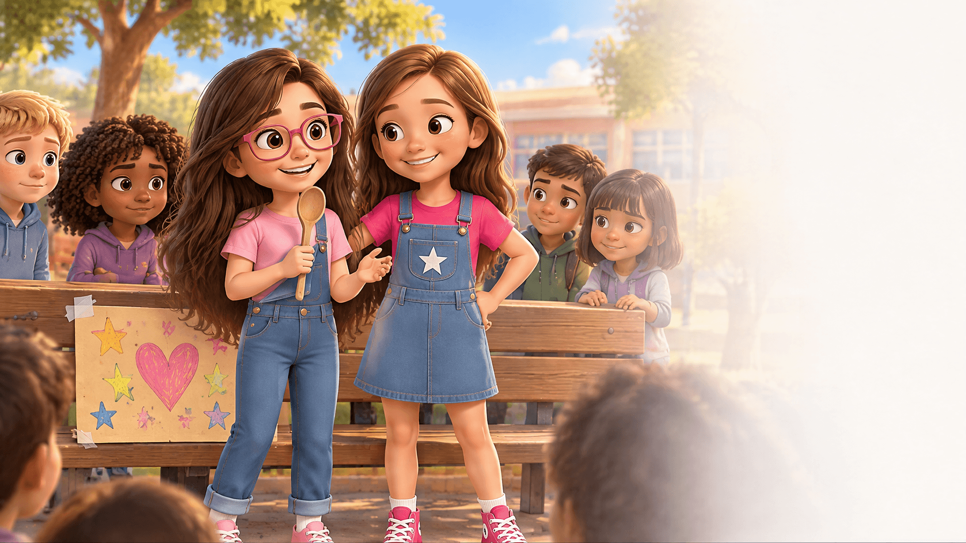 Ilustración de la escena 4: Las BFF al rescate