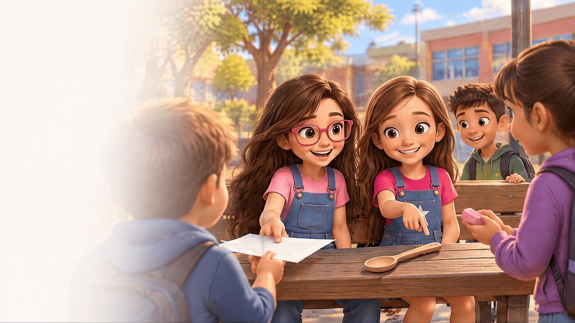 Ilustración de la escena 5: Las BFF al rescate