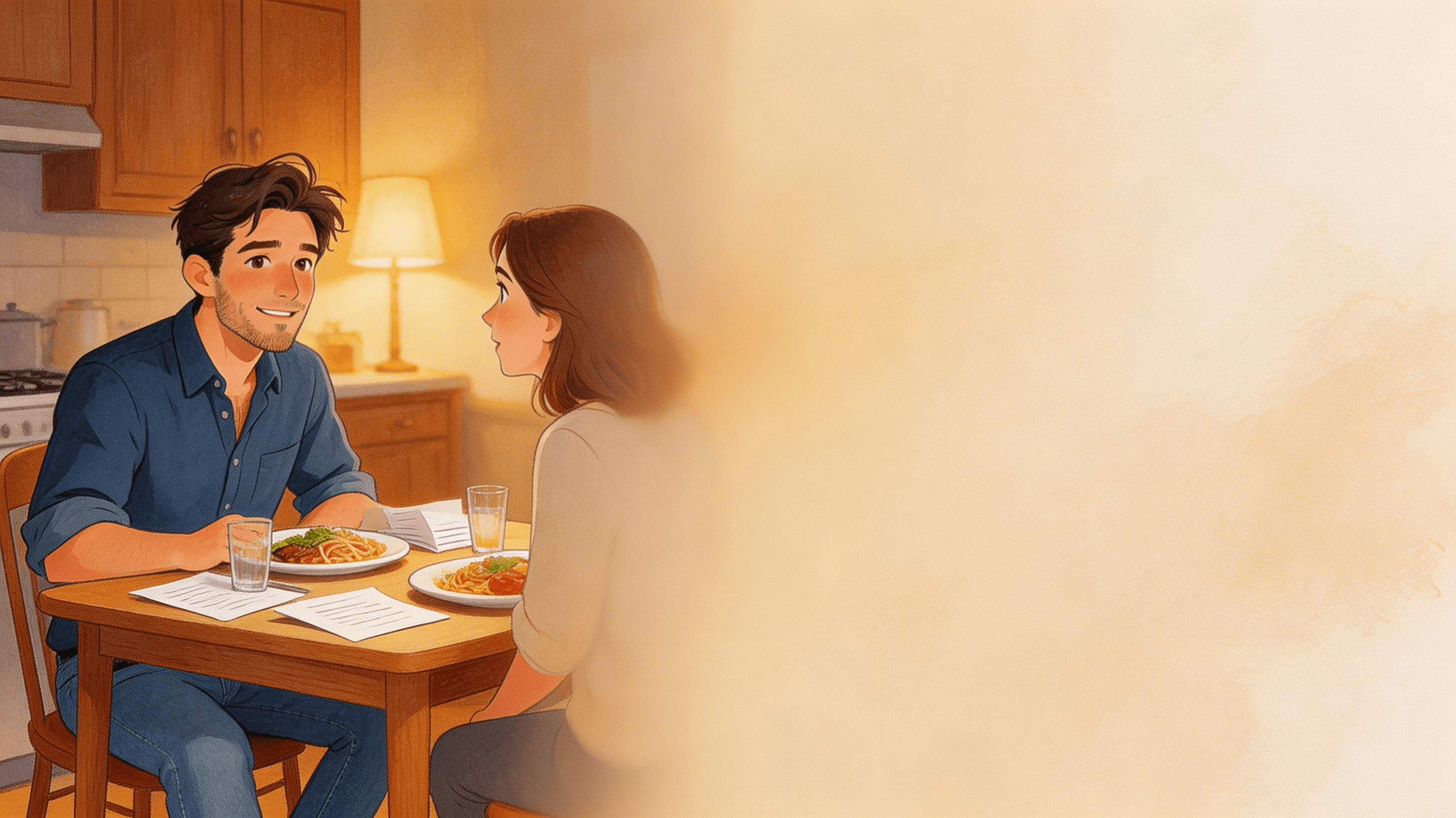 Ilustración de la escena 4: Nuestra historia en doce capítulos