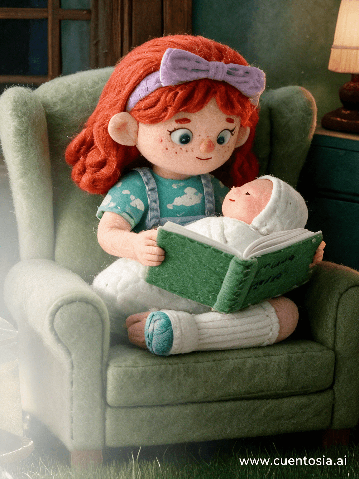 Back cover: Luci's Green Notebook
