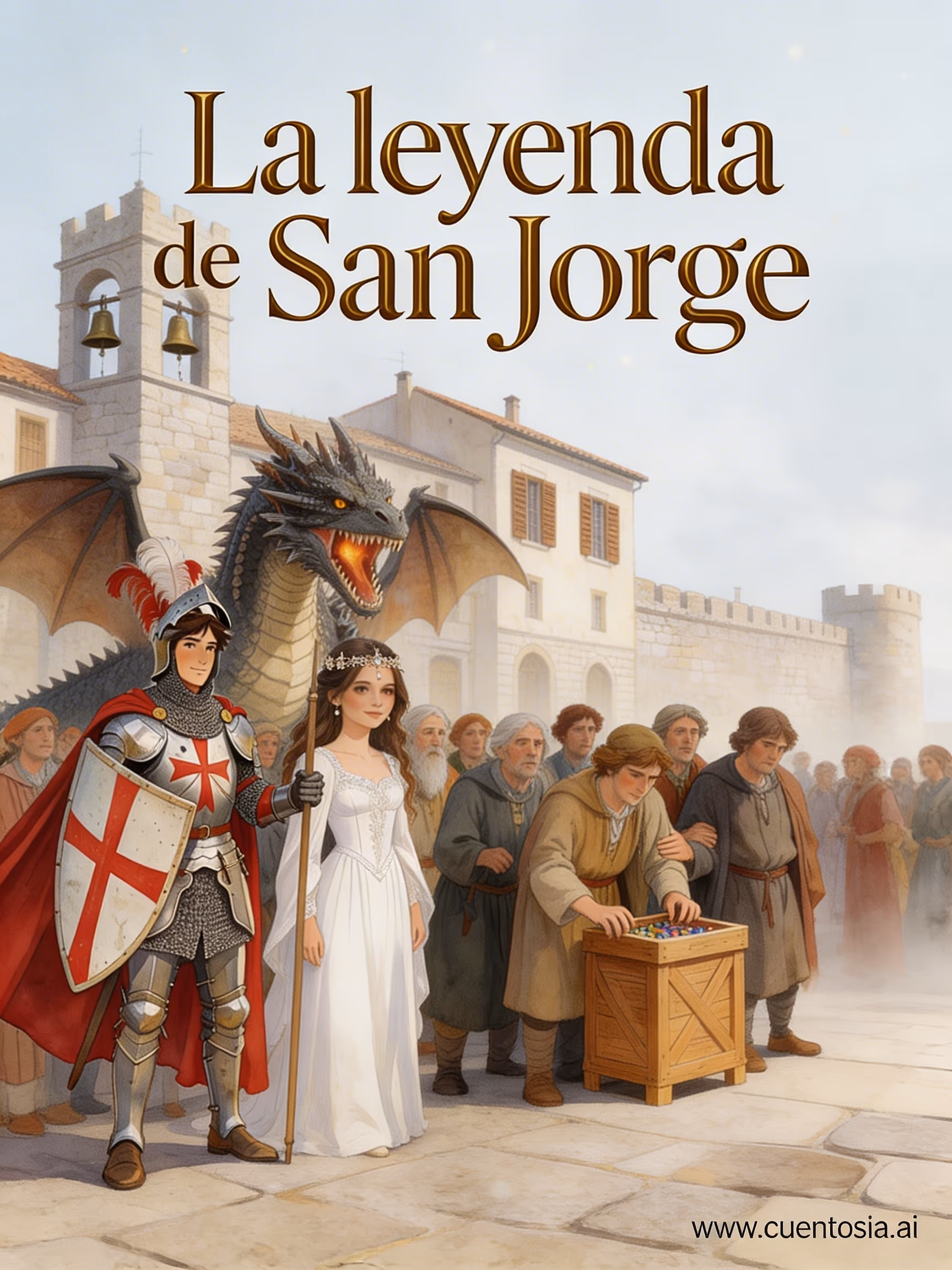 La leyenda de San Jorge: el cuento de Sant Jordi para leer y regalar