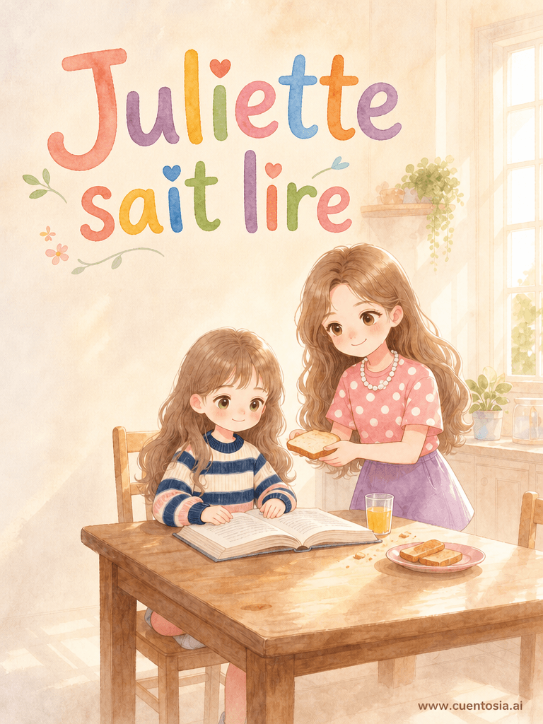 Juliette sait lire